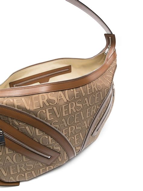 versace monogram shoulder bag|versace shoulder bag women's.